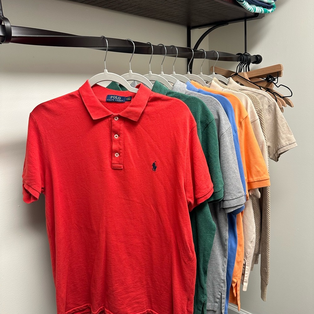 Ralph Lauren Men's Polo Shirt in Red